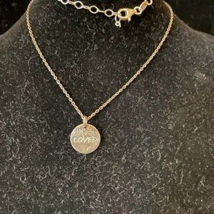 Dyadema 925 Italy Loved Pendant Necklace sterling